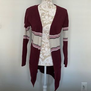 Multicolored knit cardigan